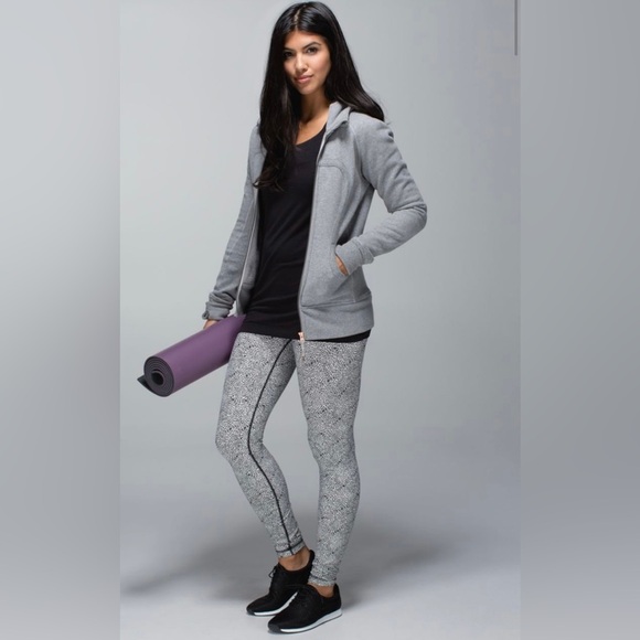 Lululemon Wunder Under Pant Plush Petal Deep Coal Ghost size 6 - Picture 3 of 12